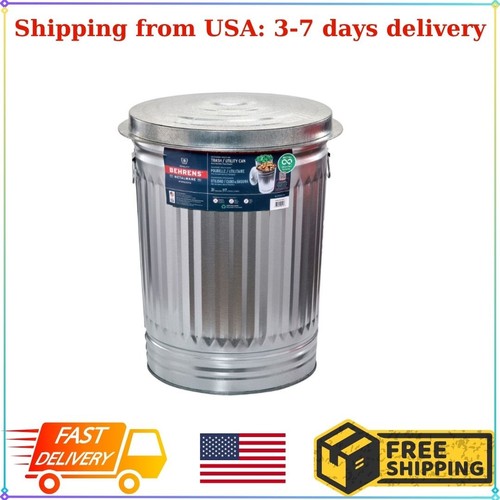 Behrens gallon steel trash - behrens,
