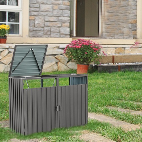 Garbage bin shed - shed, stores