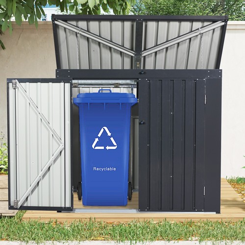 Garbage bin shed stores - shed,